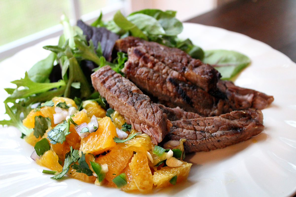 Ribeye Steak Salad with CitrusJalapeno Relish Recipe havekidswill